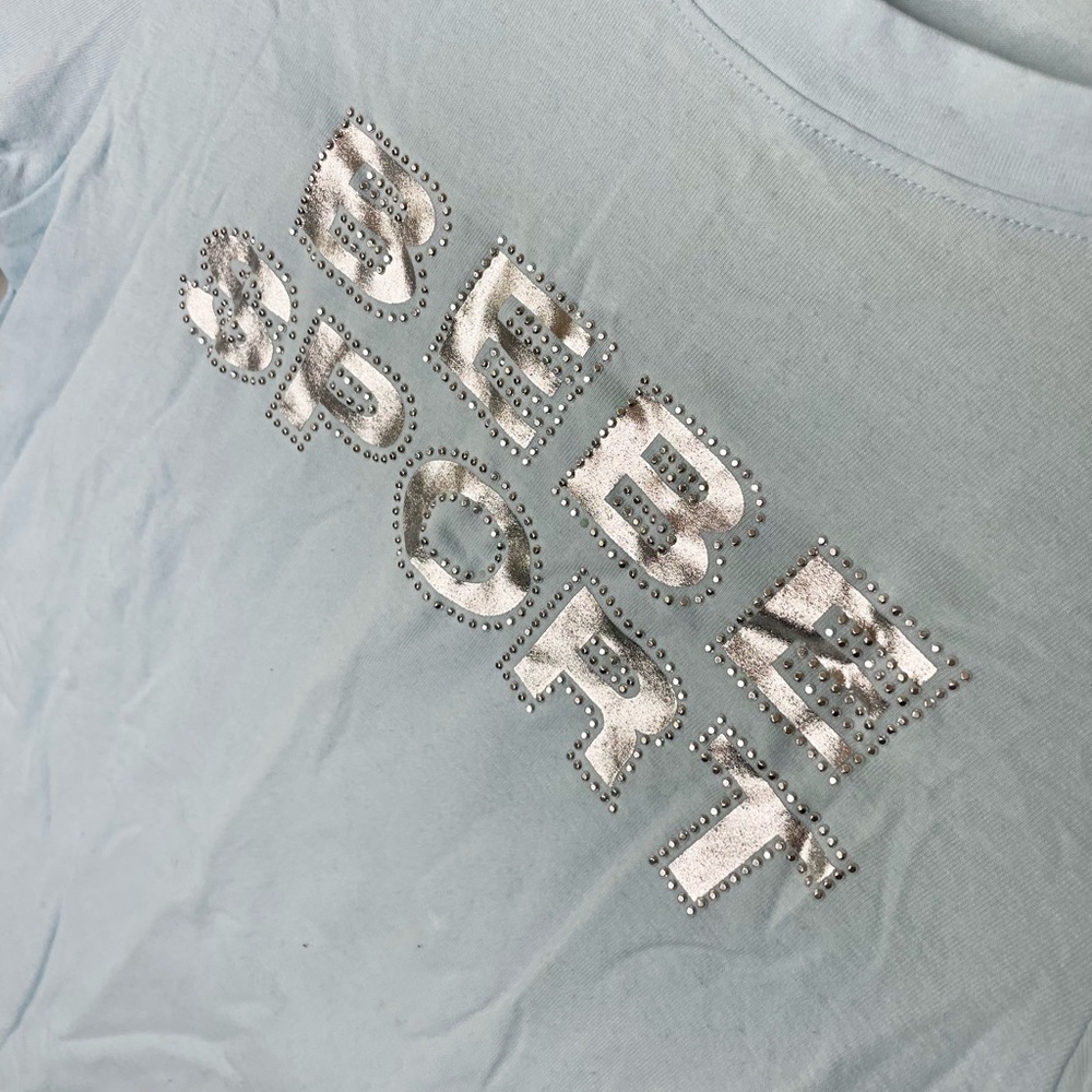 Bebe Sport Light Blue Long Sleeve Shirt - Picture 5 of 10